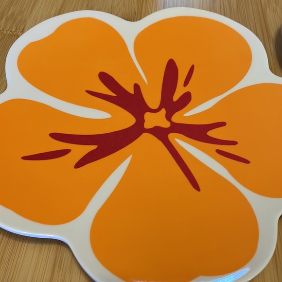 Set of 12, 9 inch melamine plates from target home, 6 green and 6 orange - Picture 1 of 5